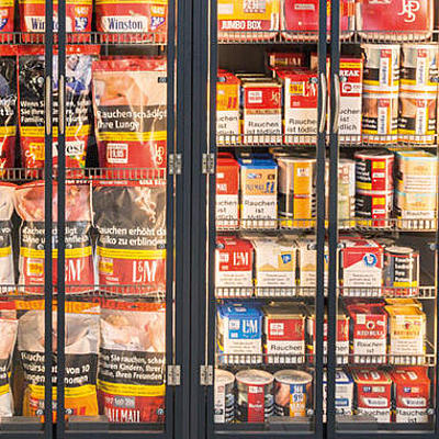 OTP-Tabakwaren in geschlossenem Verkaufsgerät